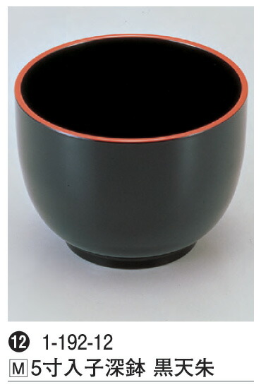 楽天市場】【会津塗 どんぶり ラーメン鉢】黒内朱 食洗器対応 業務用