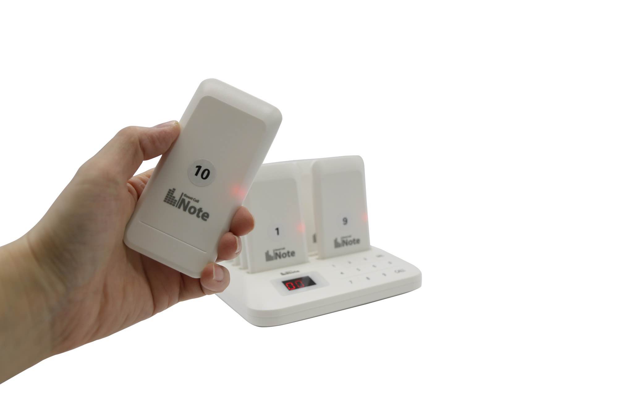 お客様 呼び出しベル ワイヤレスチャイム 順番待ち お知らせ ブザー 受信機16台セット ゲストページャー チャイム 店舗 介護 ボタン フードコート 病院 受付 飲食店|K&Gジャパン