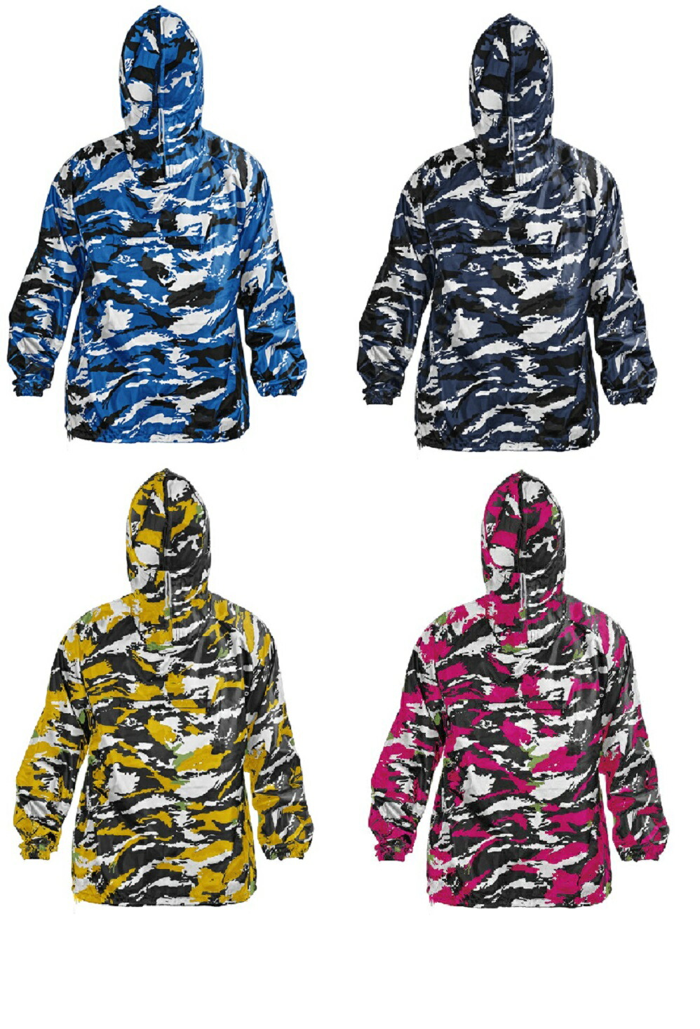 楽天市場】送料無料 組み合わせ自由 迷彩ヤッケ2着セット M、L、LL