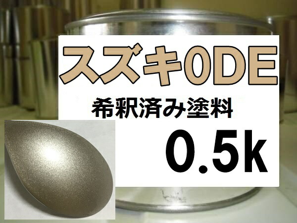 楽天市場】スズキ0DG 塗料 サターンブラックM 希釈済 カラー
