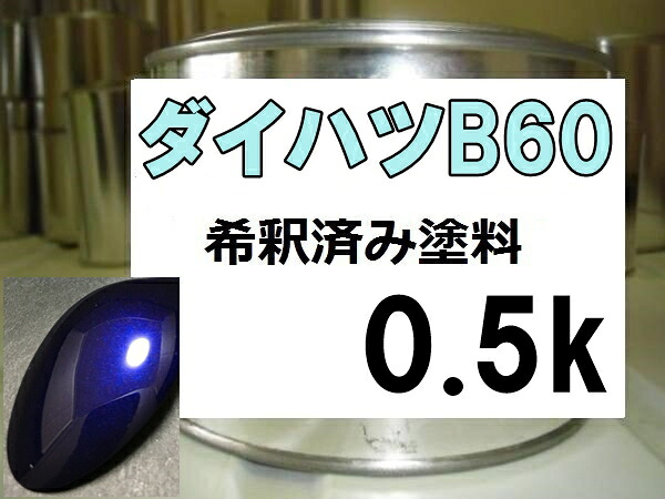 ダイハツB60 塗料 プレシャスブルーマイカM ミラジーノ|KH企画
