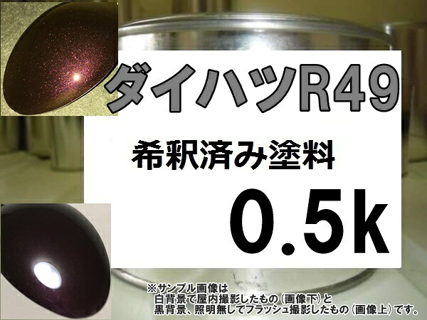 ダイハツR49 塗料 ミスティックレッドクリスタルM ムーヴ アルト 希釈済|KH企画