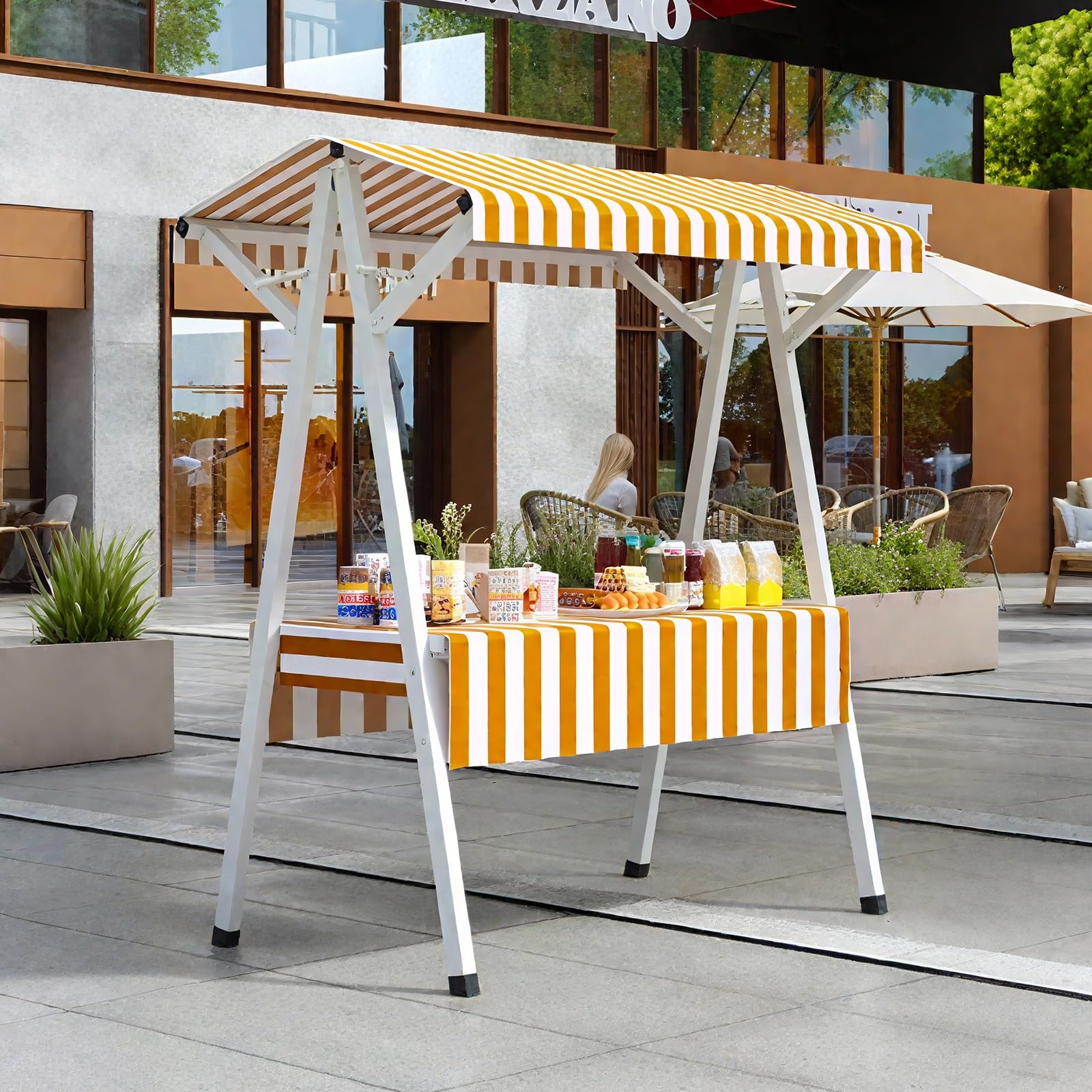 楽天市場】屋台ブース 折りたたみ式屋台 仮設屋台セット 鉄製 軽量 耐荷重150kg 収納便利 多機能 ファーマーズマーケット フード出店 イベント  祭り 縁日 バザー 用(あおいろ,100x60x200cm) : freundschaft 屋台カート 屋台ブース 多機能 折りたたみ 仮設店舗セット 軽量フード 移動式 コンパクト設計 大容量 耐荷重400斤 デザイン キ