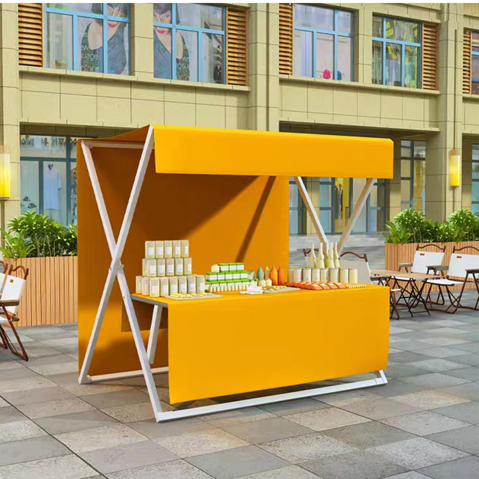 楽天市場】☆10%OFF☆屋台ブース 仮設屋台セット 折りたたみ式 金属製