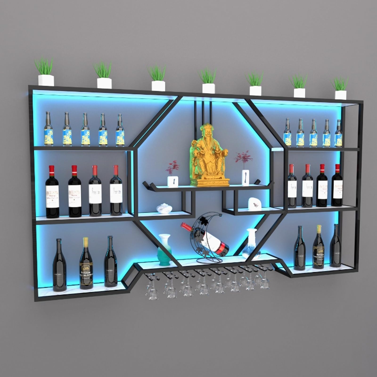 楽天市場】酒棚 金属製 ワインラック ワインラック 酒棚 ボトルラック