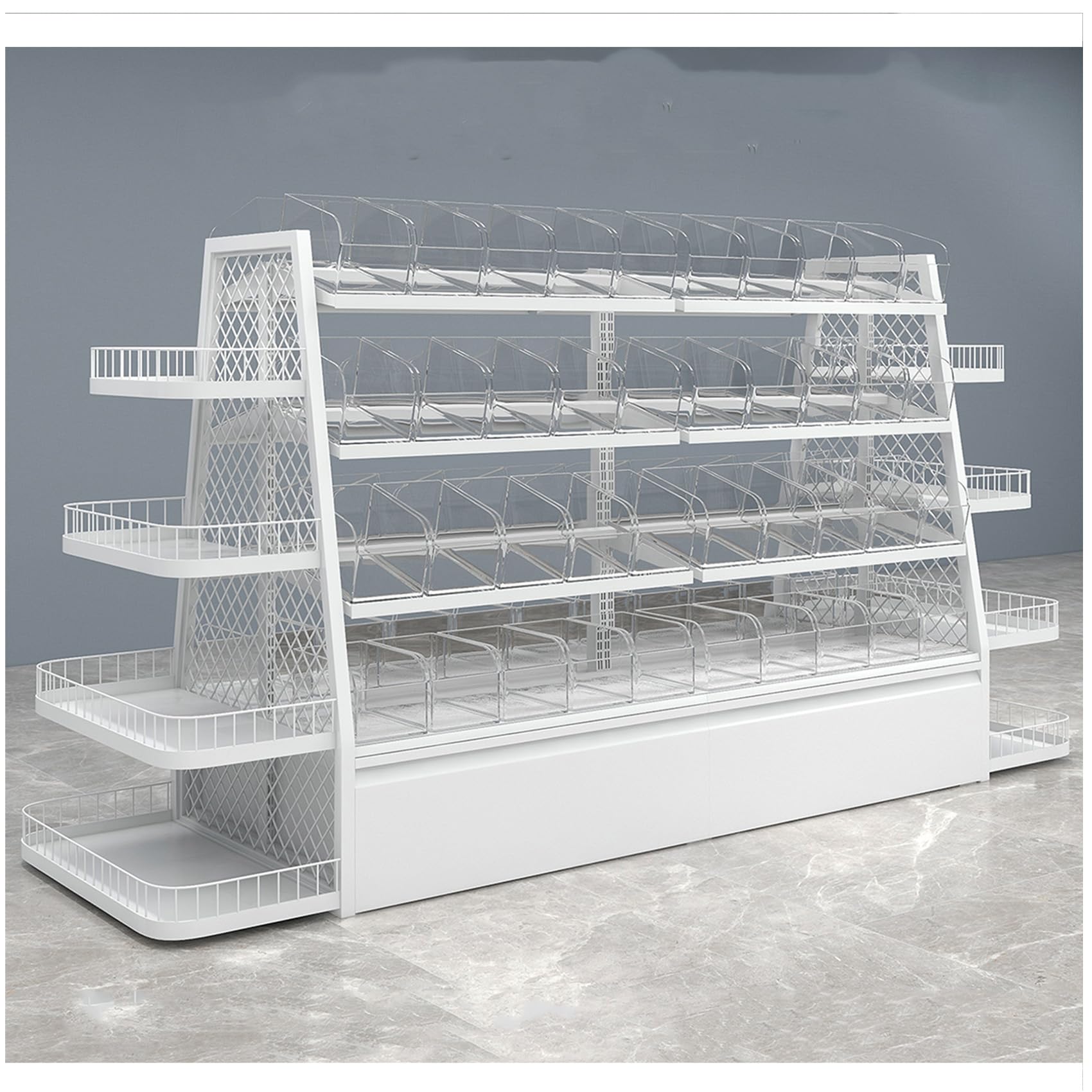 楽天市場】スーパーの棚 小売 陳列棚 コンビニ 販売 商品棚 大容量