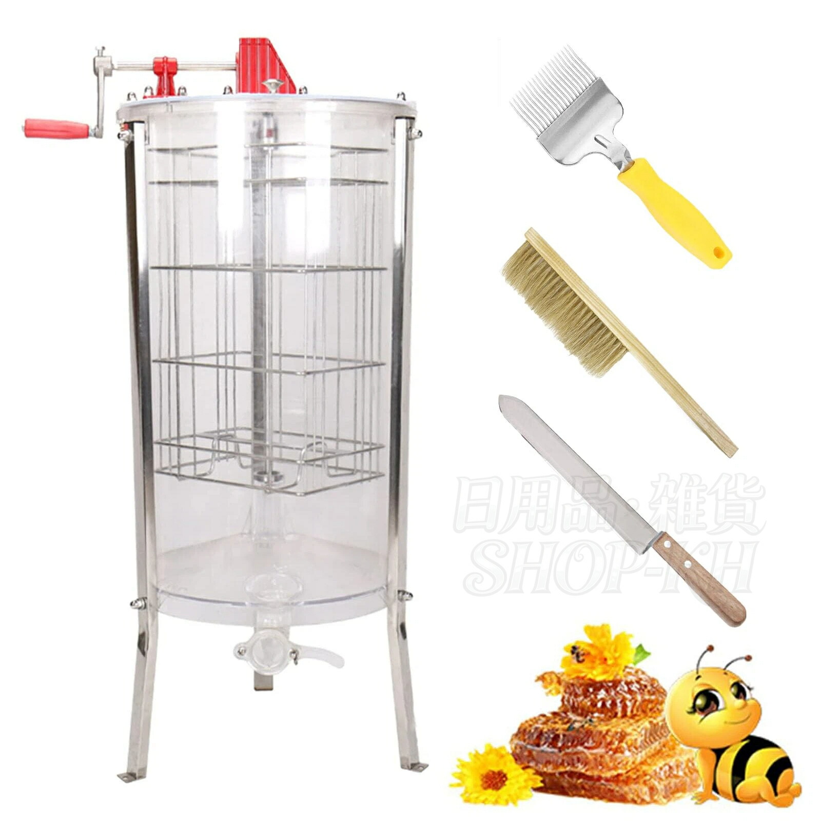 蜂みつ分け隔てる器 遠心機 採蜜機 2ひな形澄み切った蜂みつ抽き出し器 手動蜂みつブレンダー 蜂みつ分け隔てる器 蜂みつ 機械類 濾波器器 蜜こし器 採蜜機 締め付ける製蝋器 養蜂物の具