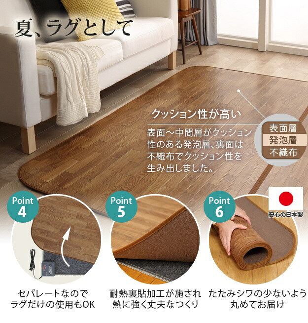 別れ別れ中のクーポン券商品目録 ホットカーペット-季節・空調家電