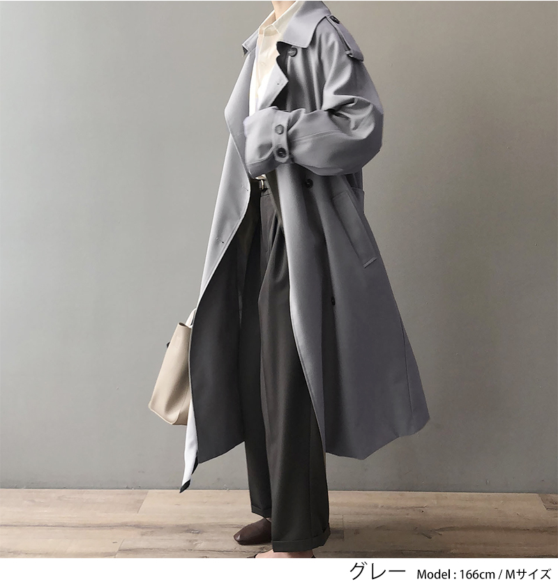 思い切りセール❣️貴賓♡ゴージャス♡ロングコート SALE限定☆65%OFFクーポンで4193円！2点で＞ スプリングコート
