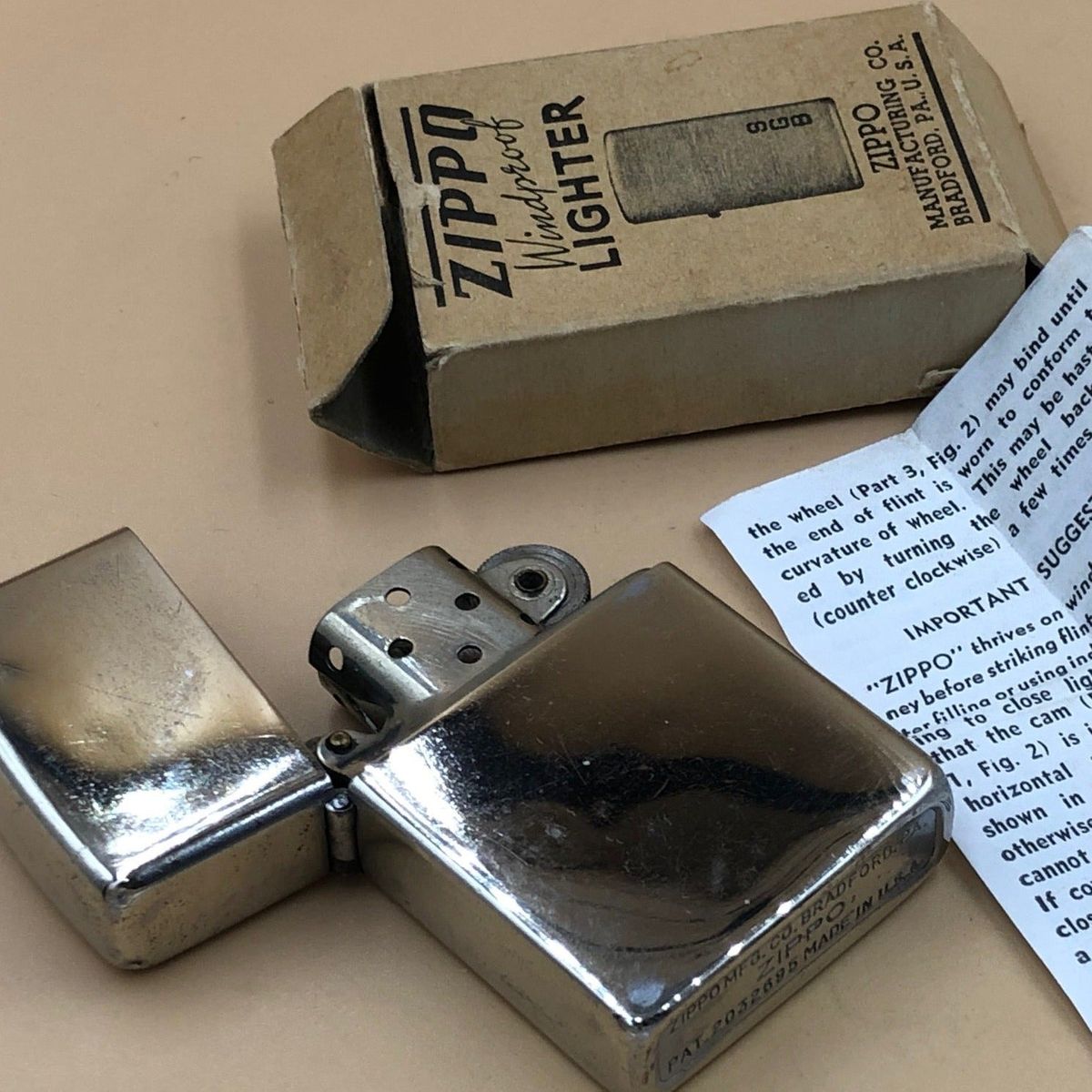 楽天市場】ジッポー ZIPPO ライター 美品 1940〜1941年 ラウンドコーナー 4バレル【海外直輸入USED品】 : KIC GARAGE  楽天市場店