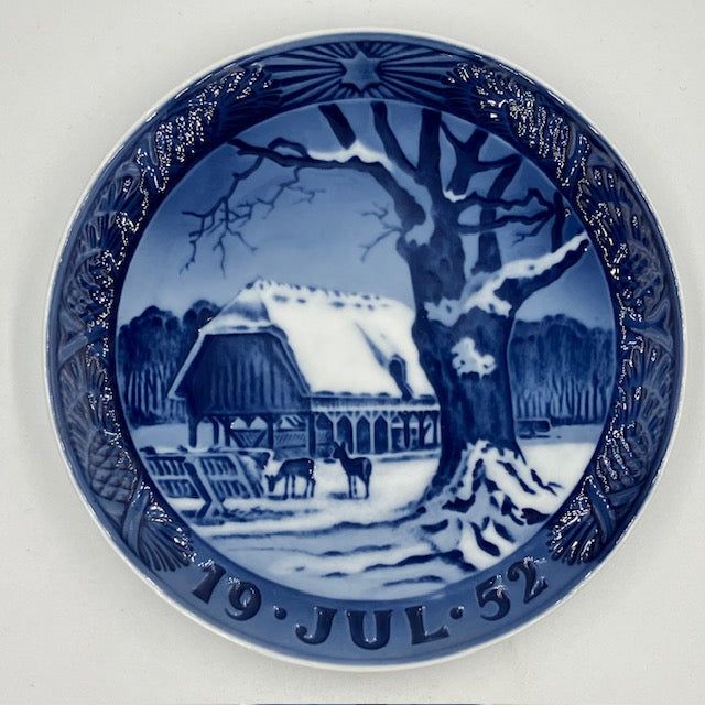 楽天市場】ロイヤルコペンハーゲン イヤープレート 1951年「Christmas