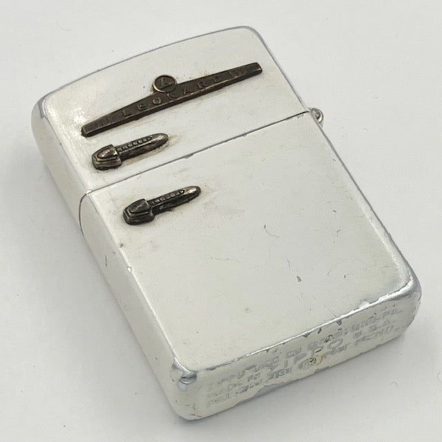 ZIPPO ビンテージ フルスタンプ 1953年～1955年 Leonard Refrigerator Company 冷蔵庫 ジッポー 中古 火花確認