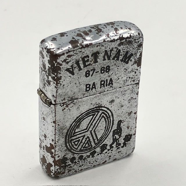 ZIPPO ベトナム 1967年前期 ピースマーク ファックマン ビンテージ ジッポー ベトナムジッポー 中古 動作確認済み