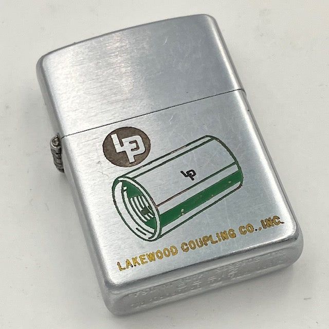 ZIPPO ビンテージ ジッポー 1951～1953年 PAT.2032695 スチール製 企業もの LAKEWOOD COUPLING CO., INC. 中古 動作確認済み
