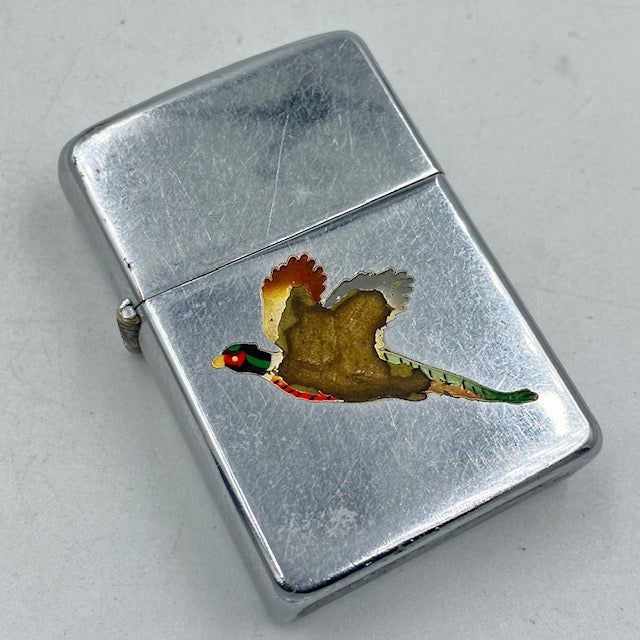 ZIPPO ビンテージ ジッポー 1955年～1956年 タウン＆カントリー PHEASANT キジ PAT.2517191 PAT.PEND 中古 動作確認済み