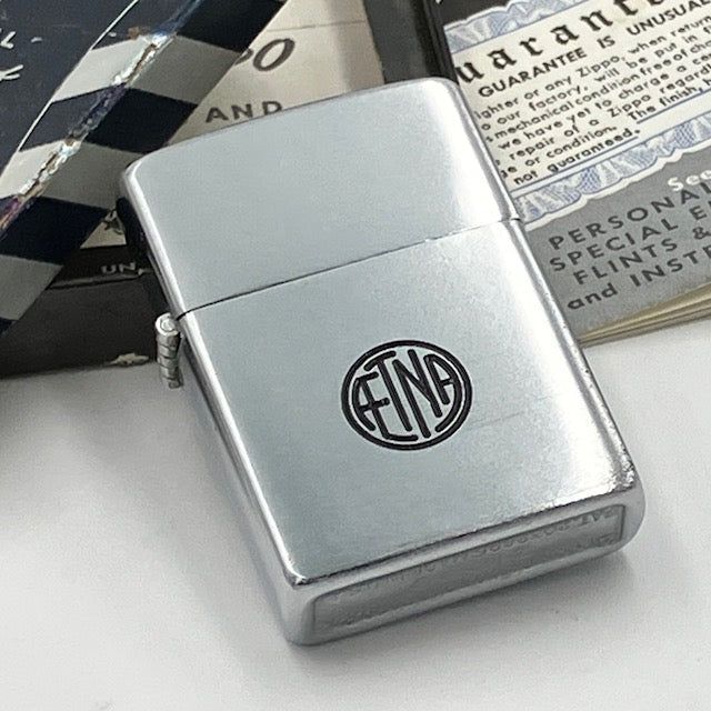 ZIPPO ジッポー ビンテージ 1951年～1953年 AETNA ｜スチールケース PAT.2032695 未使用 箱・取説付