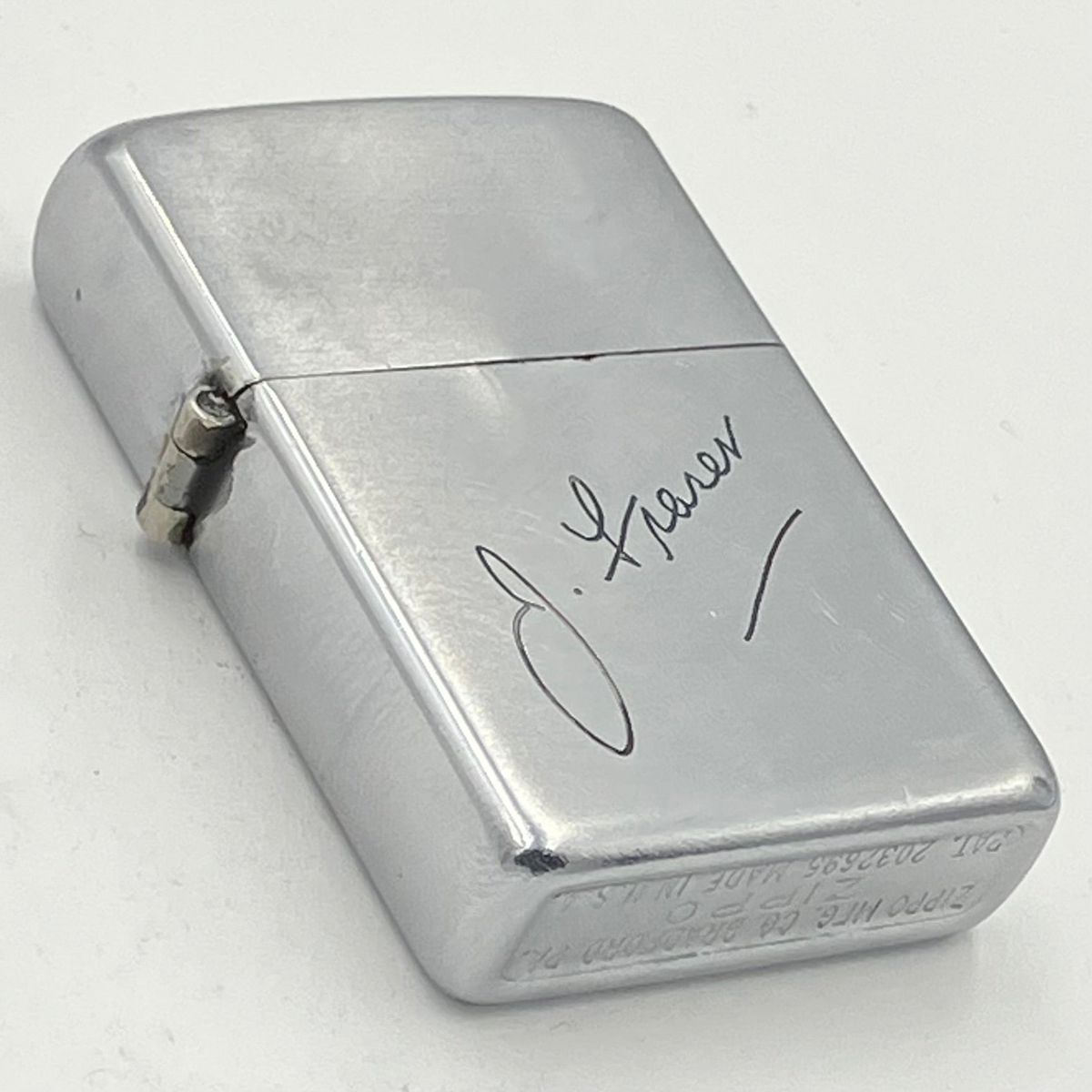 ZIPPO ビンテージ ジッポー 署名もの 1947年～1949年 3バレル ニッケルシルバーインナー 中古 動作確認済み