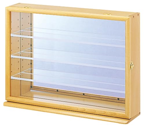 ナカバヤシ NEWコレクションケース/ワイド 透明アクリル棚板タイプ ナチュラル木目 CCM-N202NM｜kichibei 8,139円