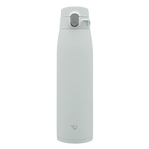 象印マホービン(ZOJIRUSHI) 水筒 シームレスせん 大容量 950ml ワンタッチ ステンレスマグ マットグレー ふたとパッキンが一体化