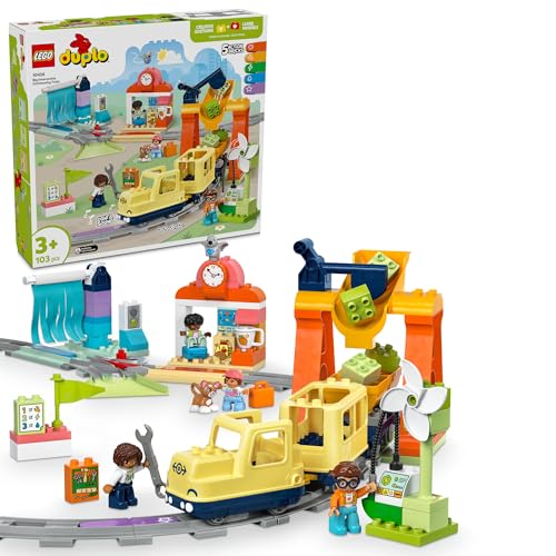 レゴ (LEGO) デュプロ デュプロのまち まちのトレイン 遊び道具 遊び道具 生まれ落ちる日 差し上げ物 差しつかえる 知育お坊っちゃん 御姉さん 赤ちゃん 1歳半 2