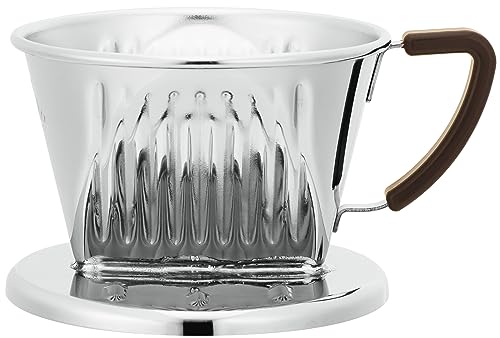 カリタ Kalita コーヒー ドリッパー ステンレス製 1~2人用 SS101 ドリップ アウトドア キャンプ #04159