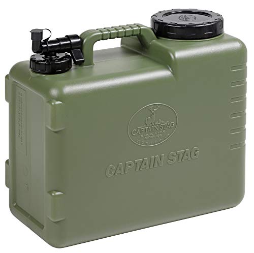 キャプテンスタッグ(CAPTAIN STAG) ポリタンク ウォータータンク ウォータージャグ 抗菌タイプ 20L オリーブ ボルディー UE-