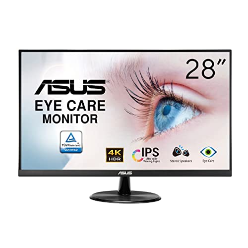 ASUS 4K 管する Eye Care VP289Q 28in / IPS / 90% DCI-P3 / HDR-10 / DP HDMI