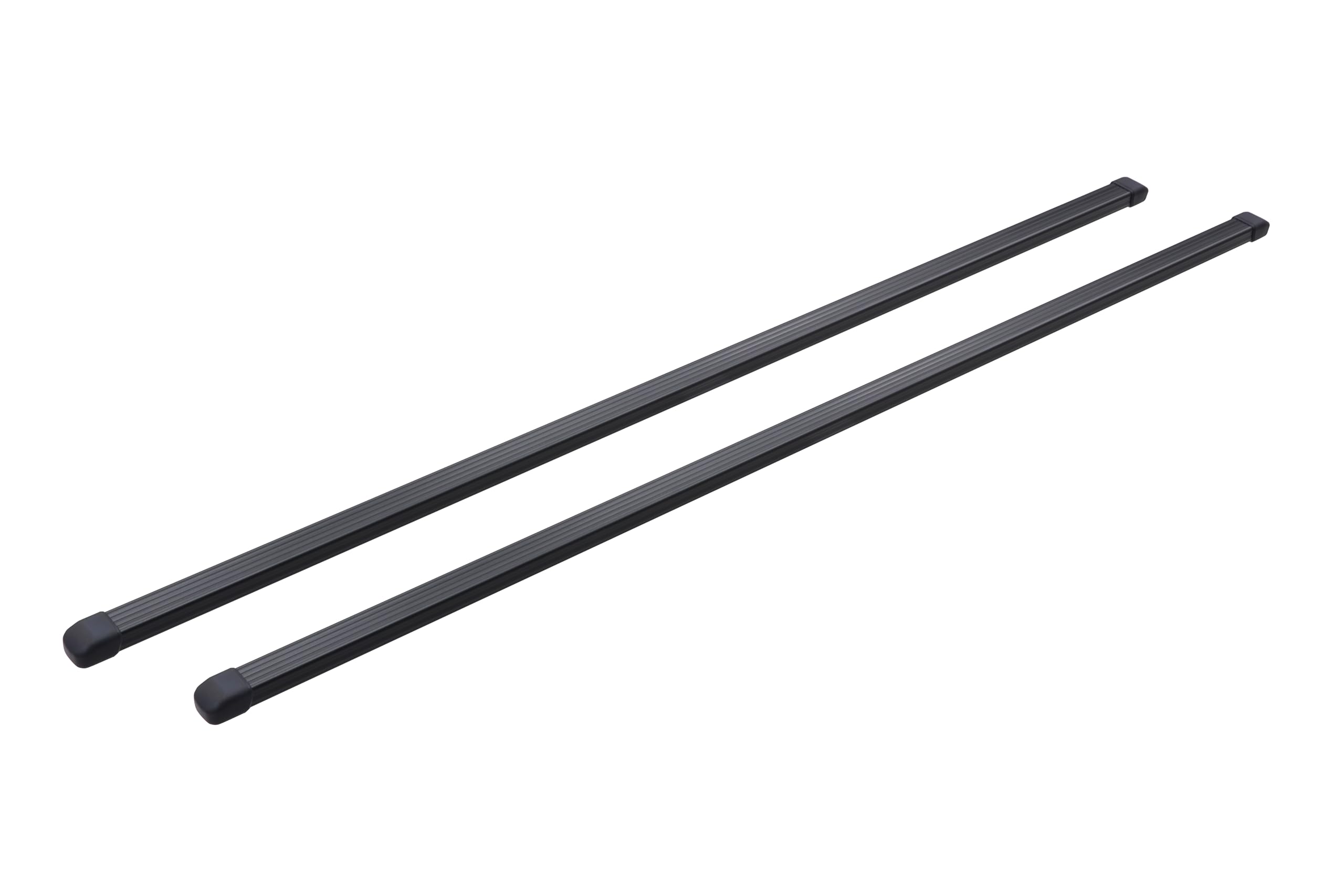 カーメイト(CARMATE) ルーフキャリア inno ベースバー スクエア 147cm ダブルキャップモデル INB147BK