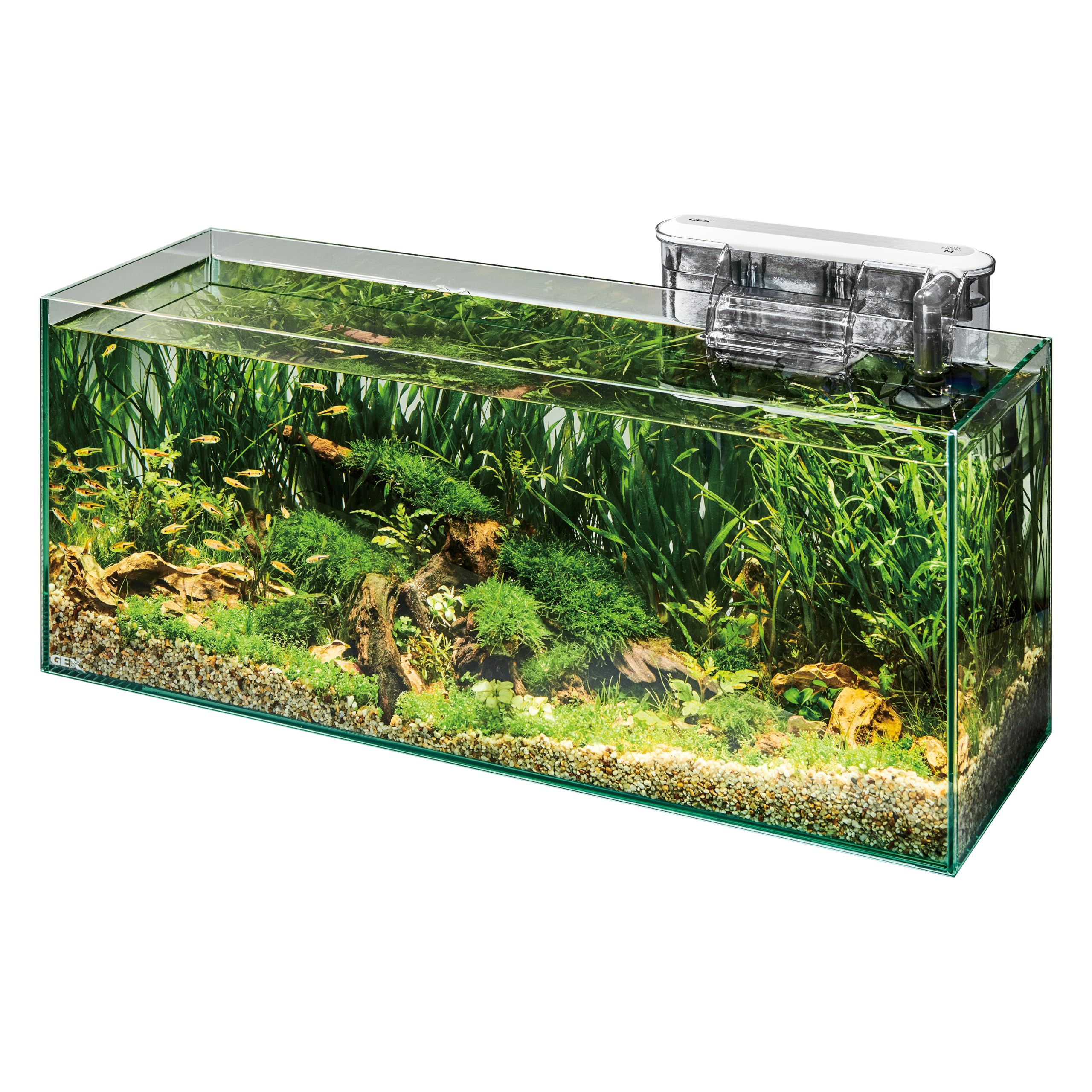 水槽 グラステリアスリム450 6点セットGEX LED照明付き GEX グラステリア スリム450 6点セット | 熱帯魚・水槽