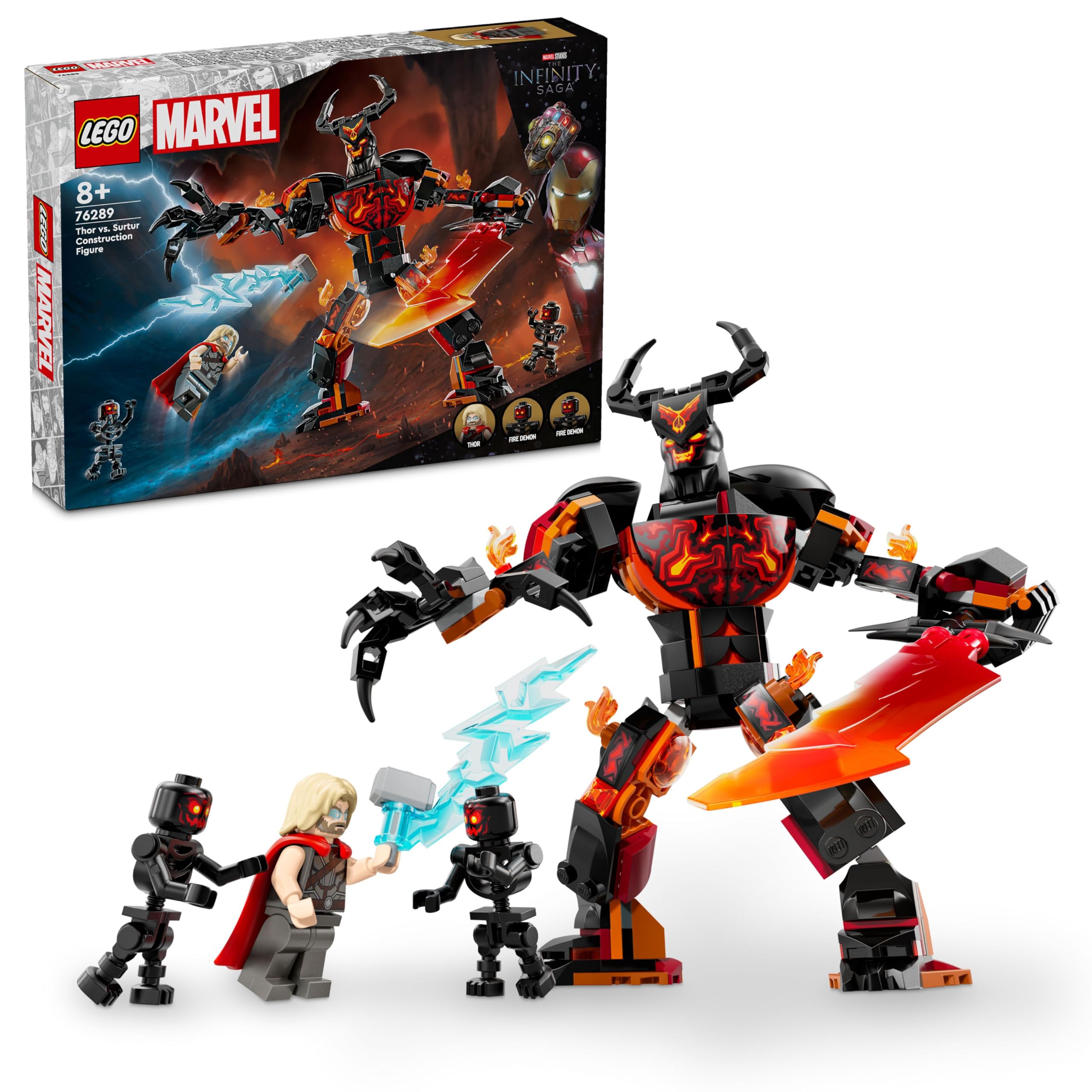 レゴ(LEGO) スーパー・ヒーローズ ソーとスルトの決戦 手あそび 手あそび 差し上げ物 生まれ落ちる日 立ちはだかる クリスマス お坊っちゃん 御嬢さん 小わっぱ 8歳