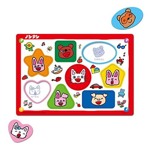 テンヨー(Tenyo)チャイルドパズルノンタンともだちい~っぱい8ピースこども向けパズルMC-80-617抗菌コートおかたづけ