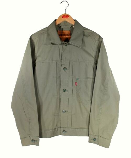 LEVI\u0027S PREMIUM / \"TYPE I\"" TRUCKER JACKET / olive"