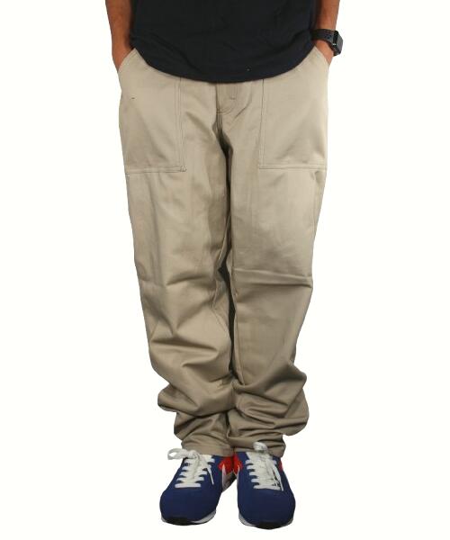 STANRAY / TAPER FATIGUE PANTS / khaki twill