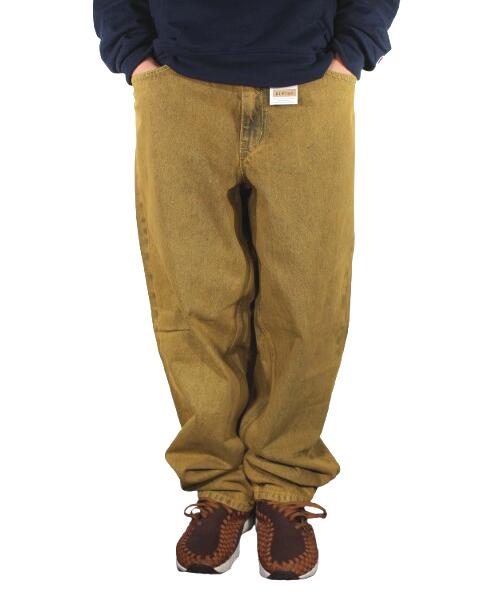 HUF / CROMER WASHED DENIM PANTS / dijon　ハフ　カラーデニム｜KICKBACK