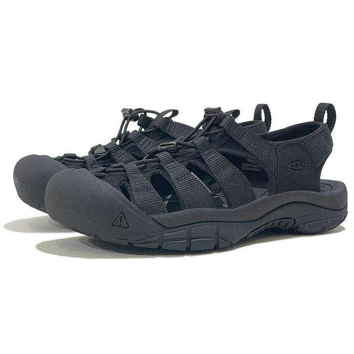 KEEN NEWPORT H2 キーン ニューポート エイチツー サンダル メンズ 1022258 Triple Black 【BLK / 23.0cm-24.5cm】トリプル ブラック ウォータープルーフ 水陸両用 アウトドア スニーカー