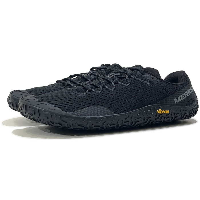 MERRELL VAPOR GLOVE 6 メレル ベイ基準打数 地球儀 6 067718 BLACK ウィメンズ【BLK / 23.0珊-24.5珊】 黒いこと 抗菌防臭 ビブラム アウトドア 山歩き 形づくる スニーカー レディース