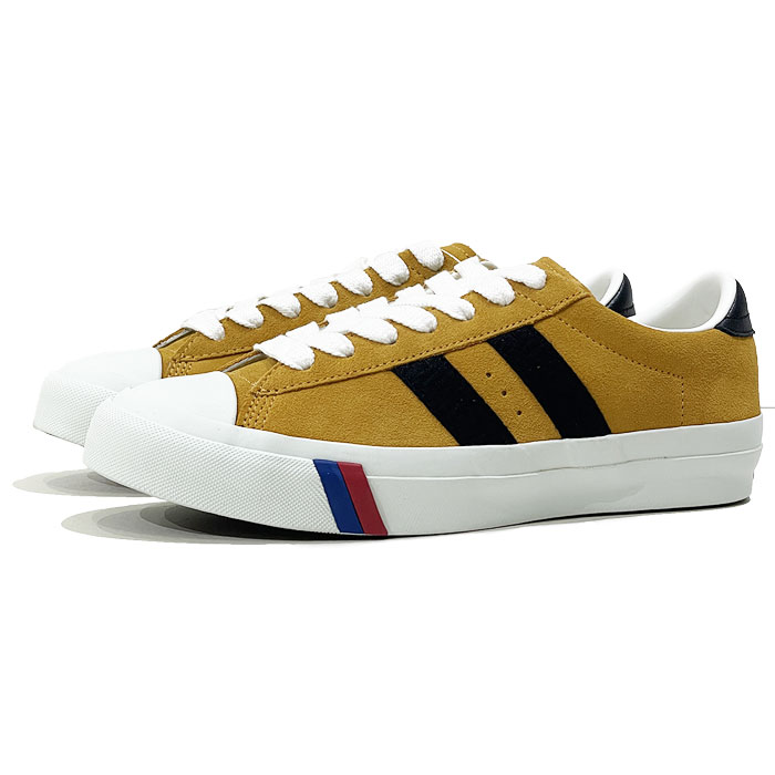 PRO-keds ROYAL PLUS SUEDE LO プロケッズ ロイヤルプラス スエード ロー PN1021 MUSTARD 【MUS / 25.5cm-28.5cm】 マスタード スウェード レトロ スニーカー メンズ｜KICKSJUICY