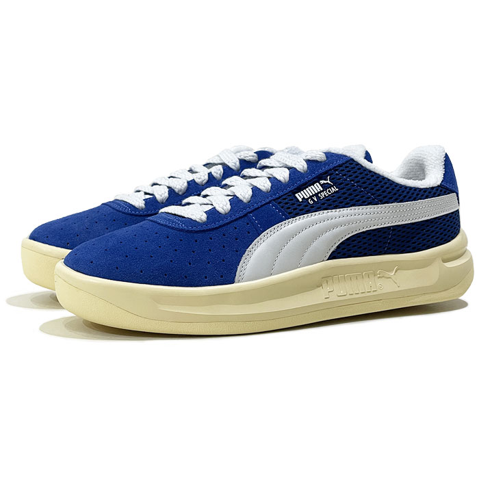 PUMA GV Special Laundry Boys 2 プーマ GV スペシャル ランドリー ボーイズ 2 スニーカー 399841 01 Clyde Royal / Creamy Vanilla 【RYL / 23.0cm-28.0cm】 クライドロイヤル クリーミーバニラ ブルー 撥水加工 レトロ レディース メンズ ユニセックス