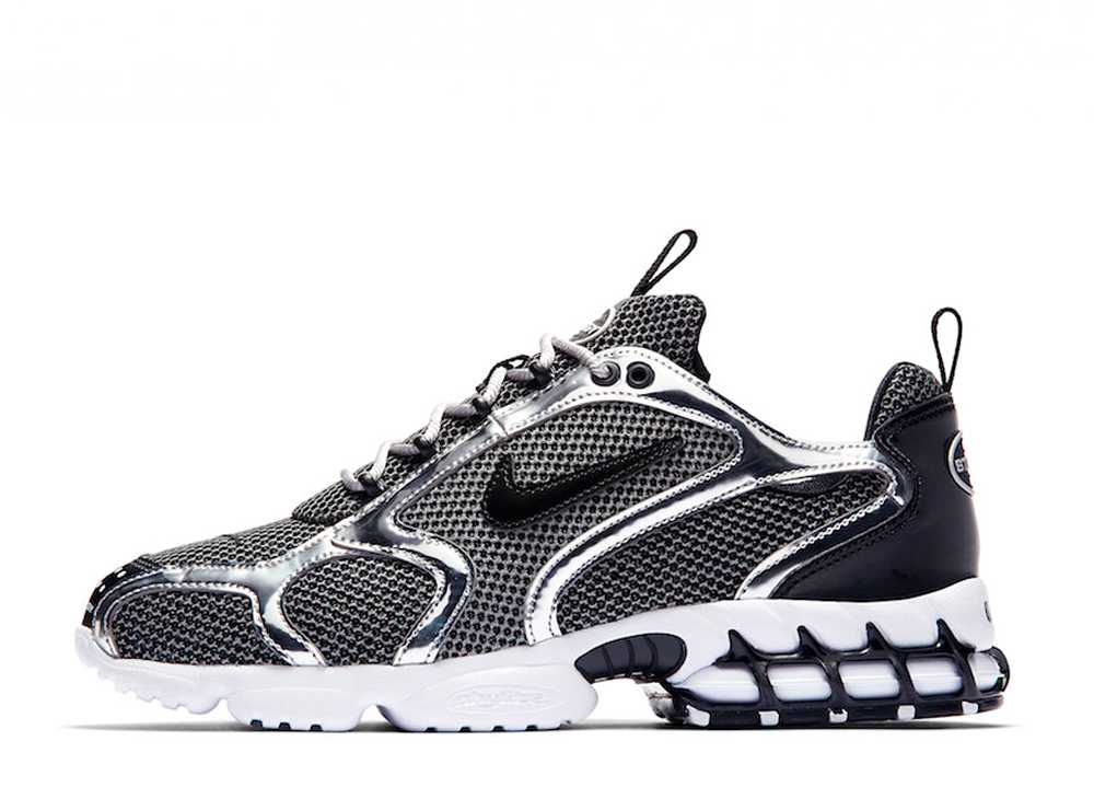 【今なら割引クーポン発行中】!Nike ステューシー &times; ナイキ エアズーム スピリドン ゲージド ピュアプラチナム/ブラック-ホワイト ナイキ CU1854-001 メンズ スニーカー ランニングシューズ 21SN-CU1854-001｜HYPE GUARD【公式】店