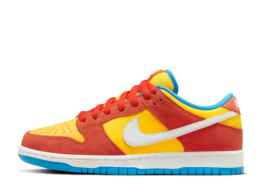 ＼百貨店大売り出し／1000円引き換え証書き著す中！Nike ナイキ SB ダンク 置き目 バート シンプソン ナイキ BQ6817-602 メンズ スニーカー 駈けっくらシューズ 21SN-BQ6817-602