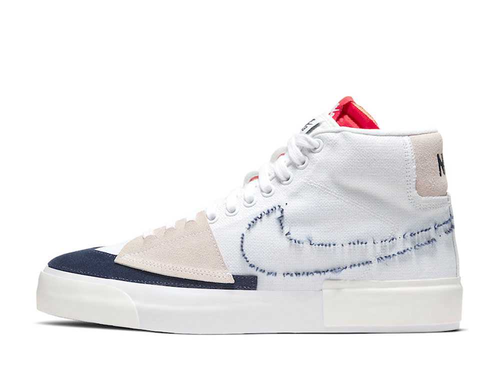 【今なら割引クーポン発行中】Nike ナイキ SB ブレーザー ミッド エッジ ハック パック ホワイト ナイキ CI3833-100 メンズ スニーカー ランニングシューズ 21SN-CI3833-100