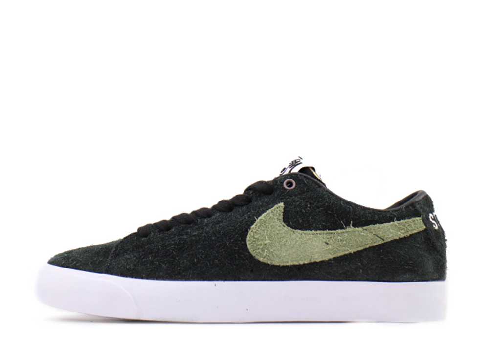 今だけ【1000円クーポン】発行中!!Nike ステューシー × ナイキSB ブレーザー ロー ブラック/パーム グリーン ナイキ BQ6449-001 メンズ スニーカー ランニングシューズ 21SN-BQ6449-001
