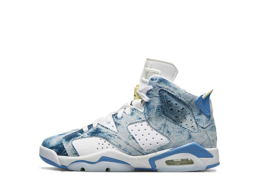 数量限定【1000円クーポン】Nike ナイキ GS エアジョーダン6 ウォッシュド デニム ナイキ DM9045-100 大人も履ける キッズモデル ウィメンズ レディース スニーカー ランニングシューズ キッズスニーカー ベビーシューズ 21SN-DM9045-100