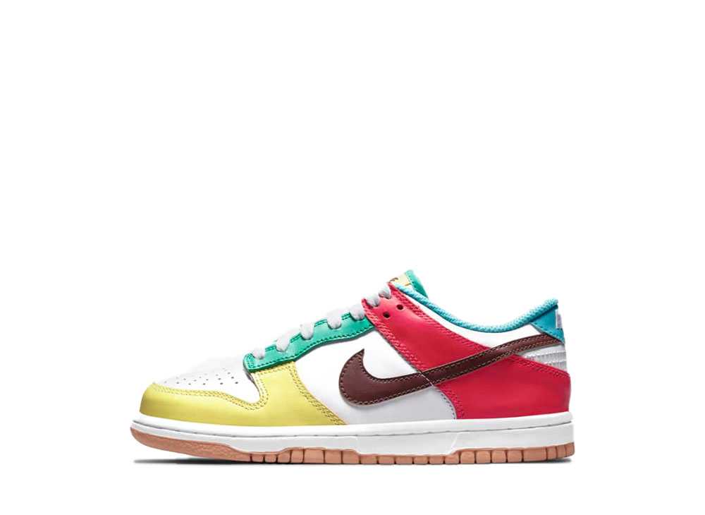数量限定【1000円クーポン】Nike ナイキ GS ダンク ロー SE フリー99 ライトチョコレート/ローマグリーン ナイキ CZ2496-100 大人も履ける キッズモデル ウィメンズ レディース スニーカー ランニングシューズ キッズスニーカー ベビーシューズ 21SN-CZ2496-100