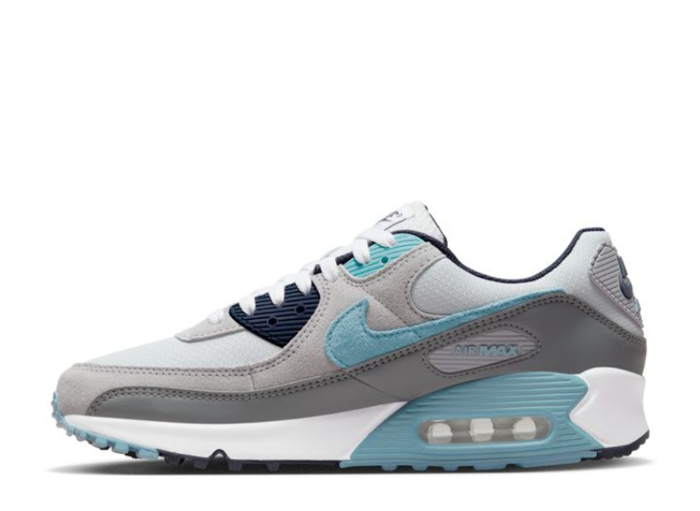 【今なら割引クーポン発行中】!Nike ナイキ エアマックス 90 ピュア プラティナム/ウォーン ブルー オブシディアン ナイキ DM0029-003 メンズ スニーカー ランニングシューズ 21SN-DM0029-003｜HYPE GUARD【公式】店