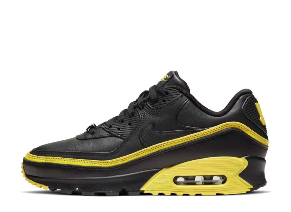 【今なら割引クーポン発行中】Nike アンディフィーテッド×ナイキ エアマックス90 ブラック/イエロー ナイキ CJ7197-001 メンズ スニーカー ランニングシューズ 21SN-CJ7197-001