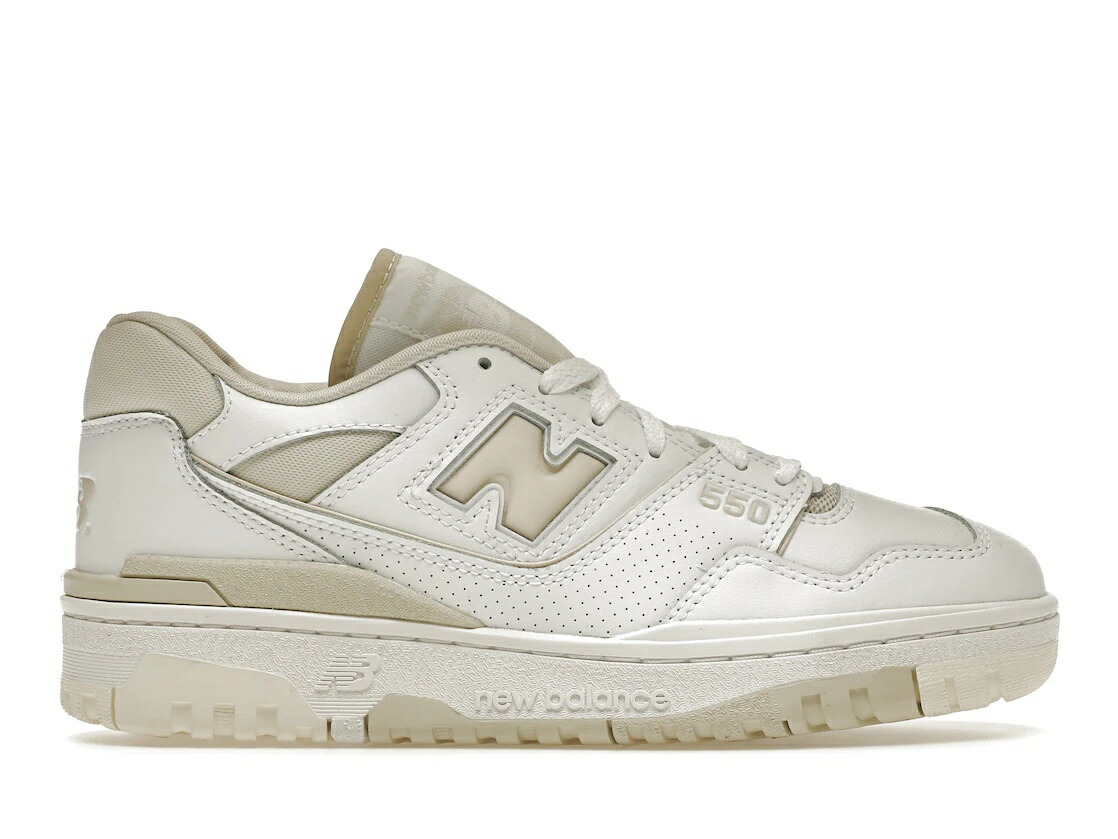 ＼百貨店大売り出し／1000円引き換え証書き著す中！New Balance ニュー平衡にする ウィメンズ BB550 “白いこと/ベージュ“ New Balance 550 “Silver Birch (Women\u0027s)“ ニュー平衡にする BBW550WS ウィメンズ レディース スニーカー 駈けっくらシューズ 19SX-20231024125343-017