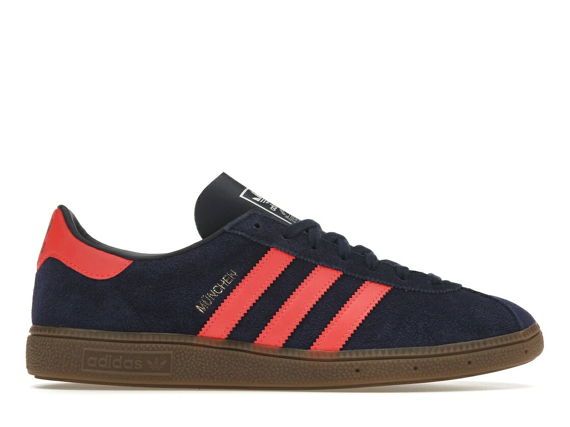 6/15【1000円割り引き引き換え証】adidas adidas Munchen Dark Blue Solar Red アディダス GY7400 メンズ スニーカー 駈けっくらシューズ 19SX-20231101110438-409