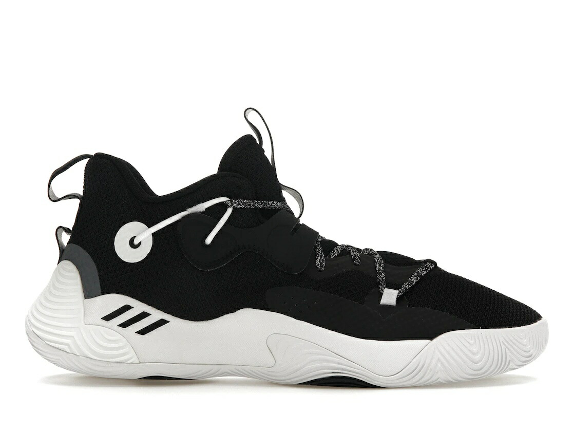 ＼百貨店大売り出し／1000円クーポン券振り出し中！adidas adidas Harden Stepback 3 Black White アディダス GY8630 メンズ スニーカー 駈けっくらシューズ 19SX-20231101110438-630