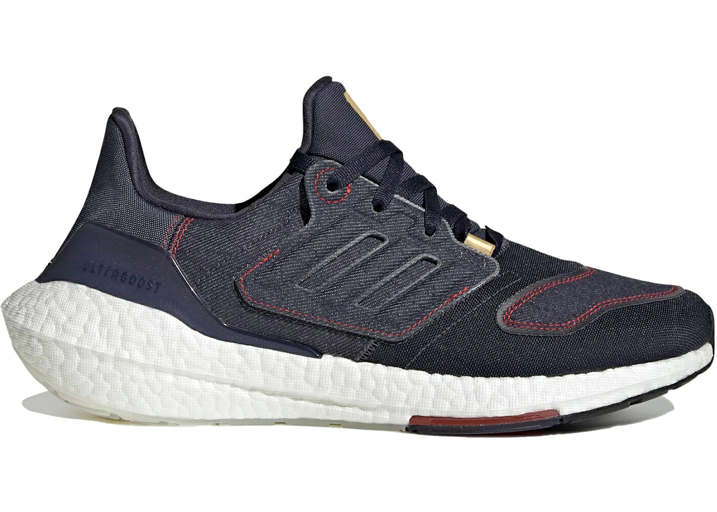 ＼百貨店大売り出し／1000円引き換え証書き著す中！adidas adidas Ultra Boost 22 Denim Shadow Navy Vivid Red アディダス GX9146 メンズ スニーカー 駈けっくらシューズ 19SX-20231101110438-660